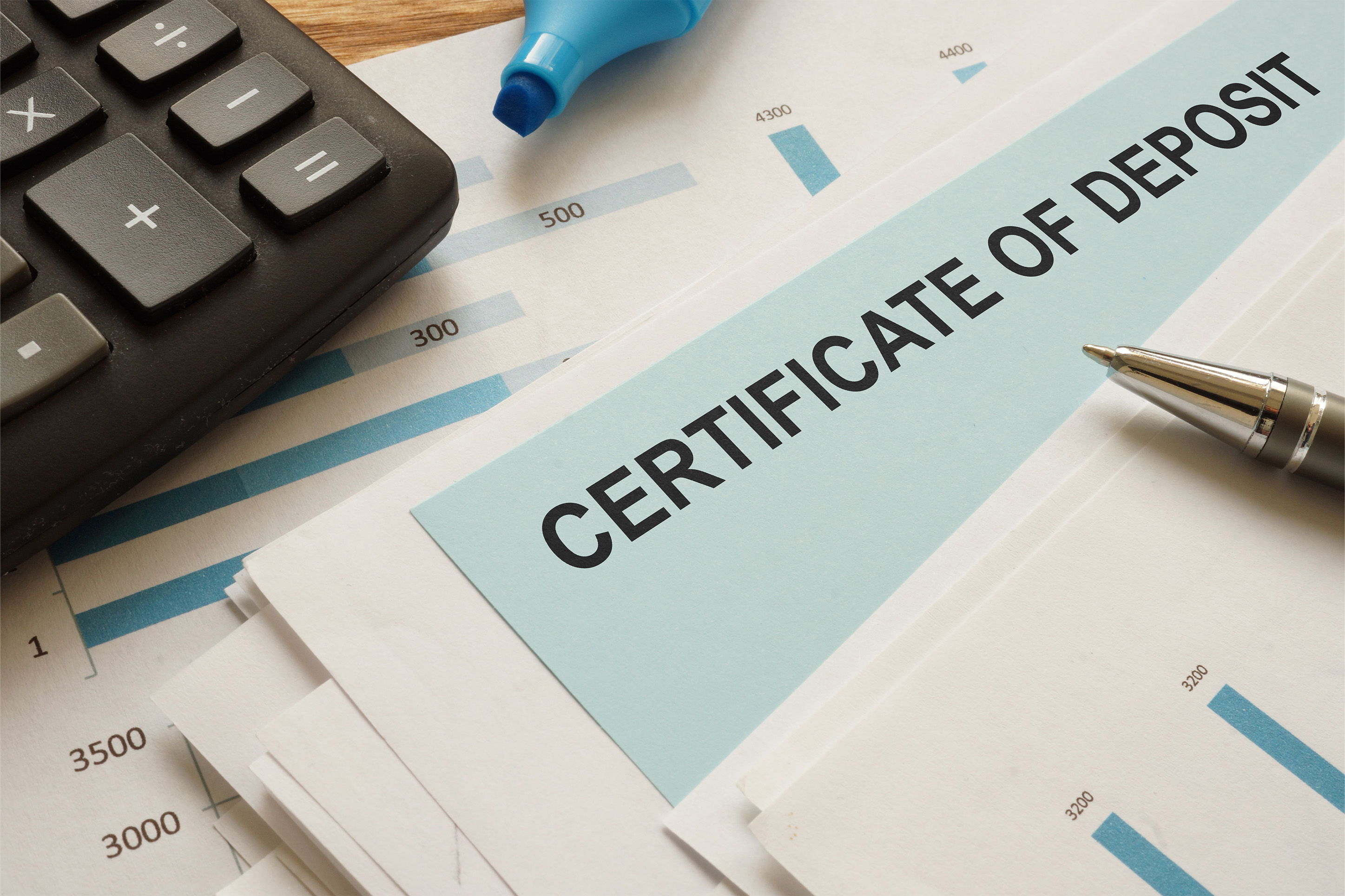 Image of a certificate of deposit