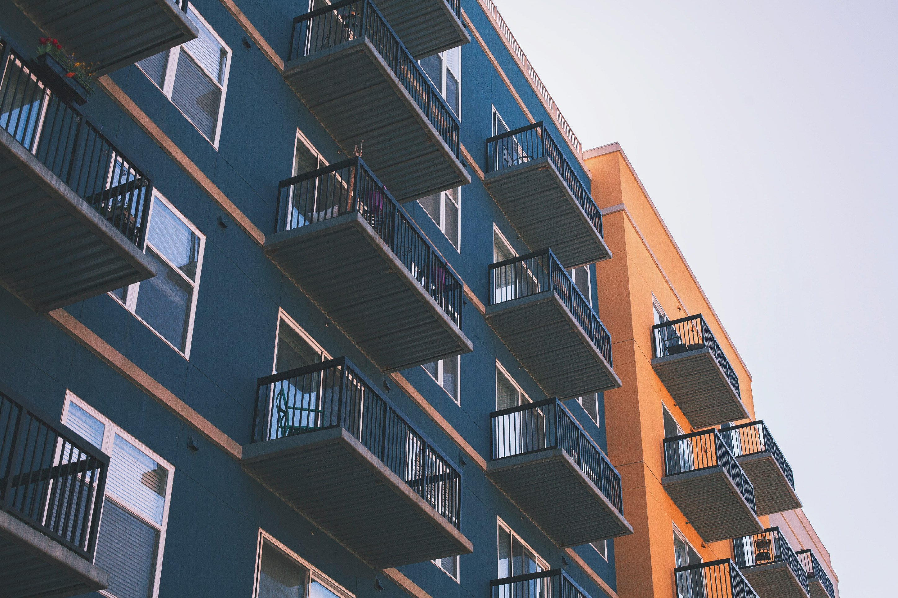 a building with several condos