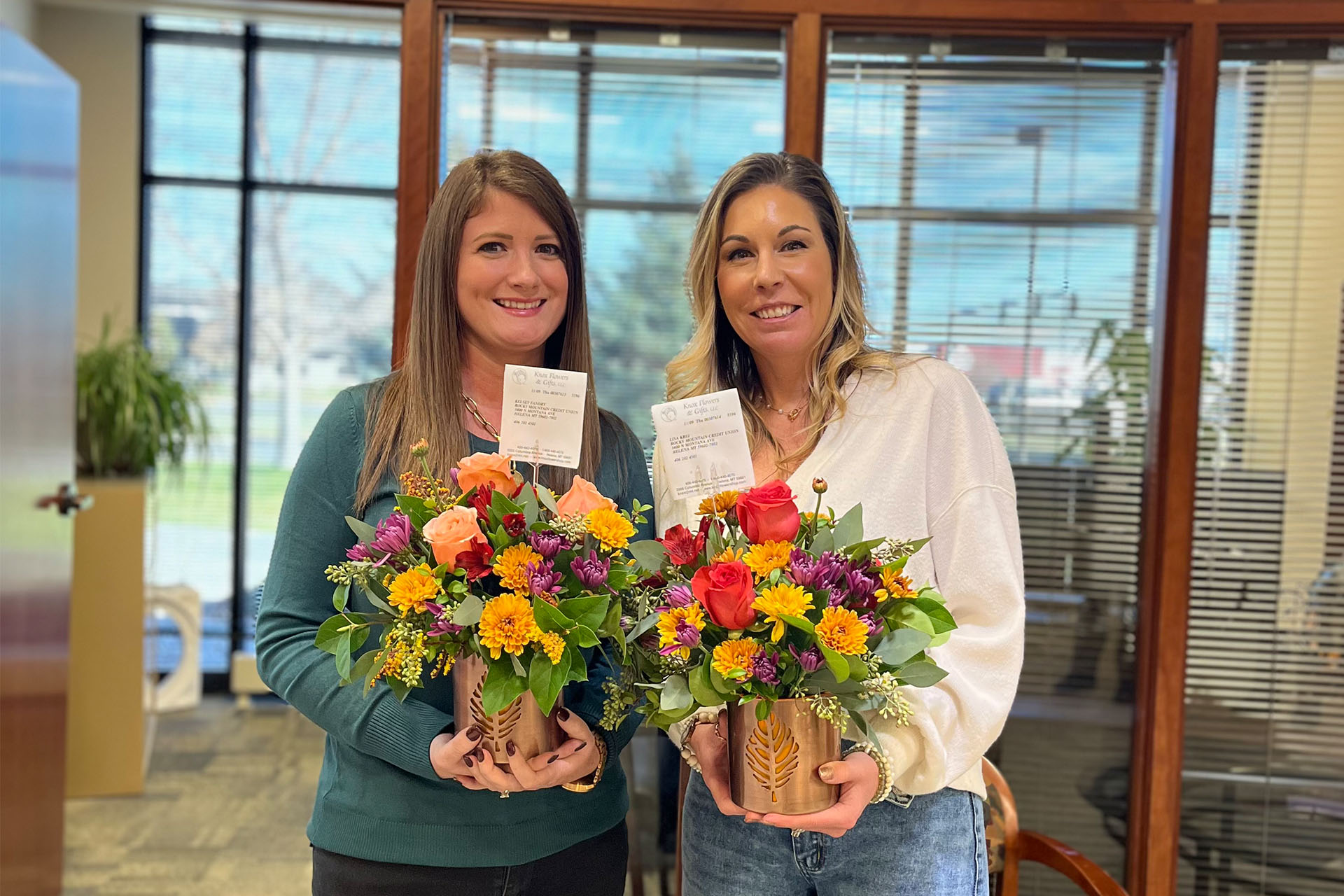 Photo of PIE winners Kelsey Fandry and Lisa Krei