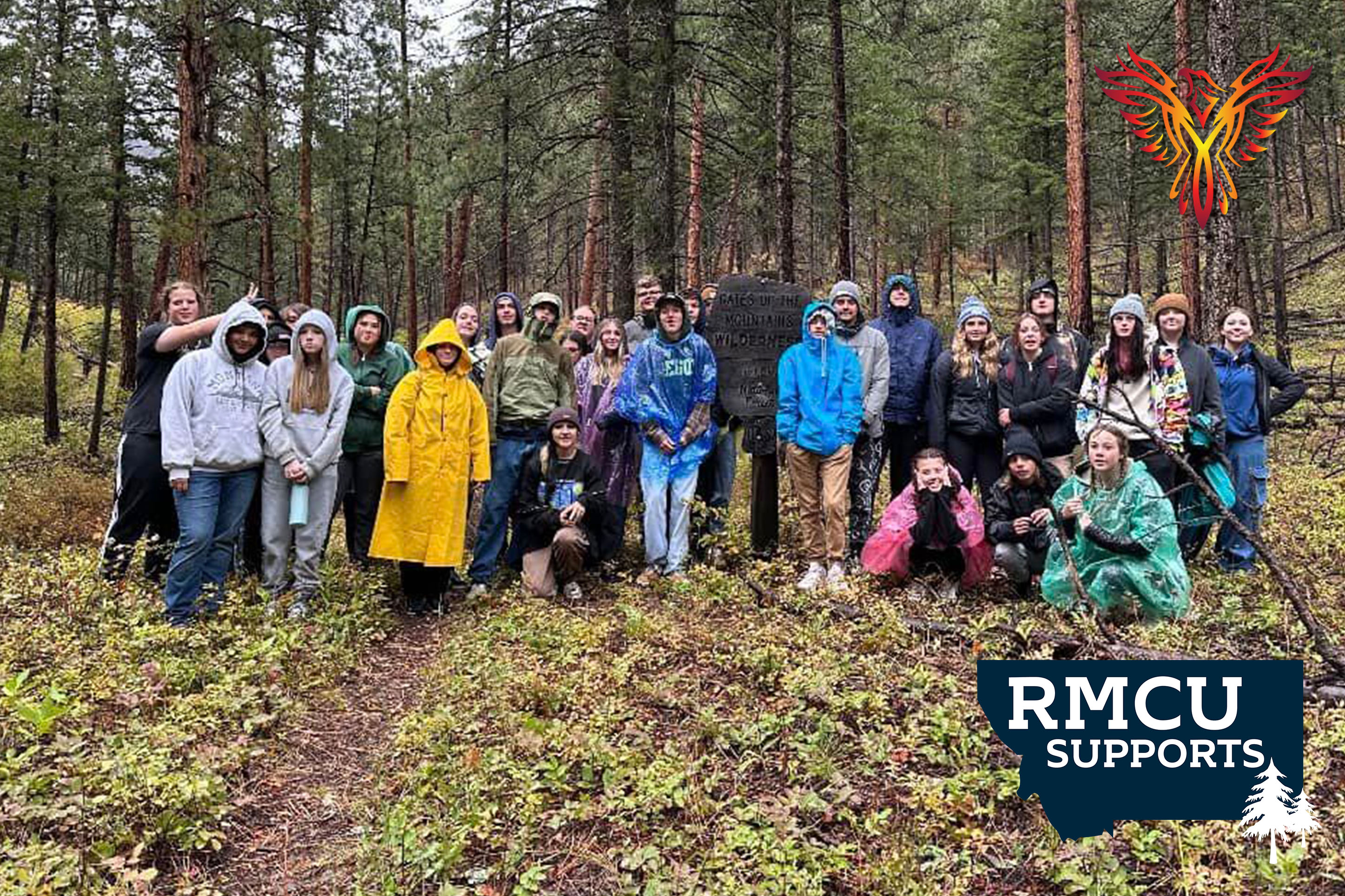 PAL students on a field trip in the wilderness