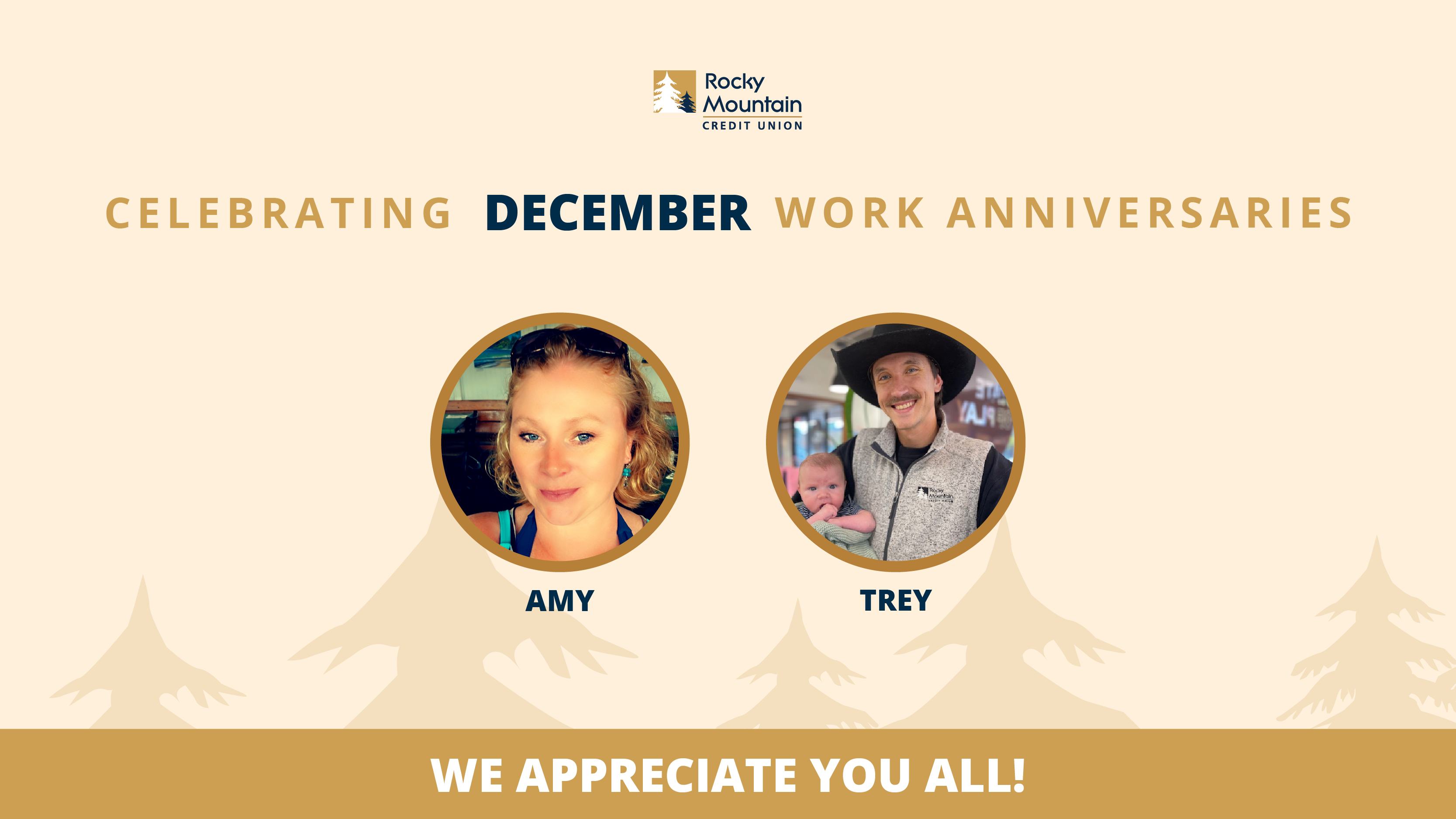 Staff Anniversaries - In Branch TV Graphic-December