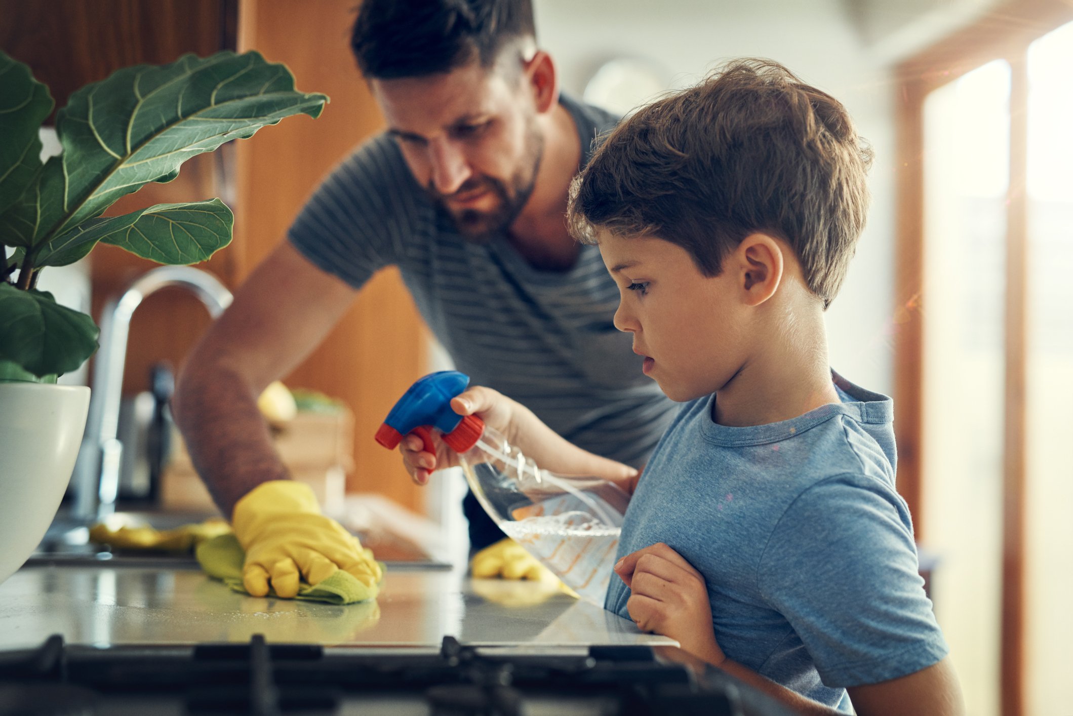 father-son-cleaning